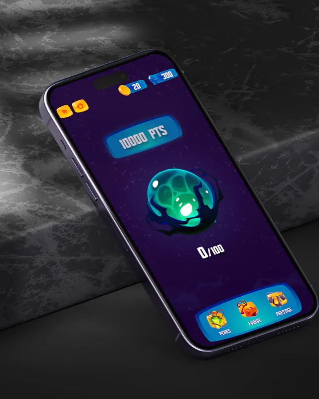نمای پروژه مطالعه موردی Antimatterclicker